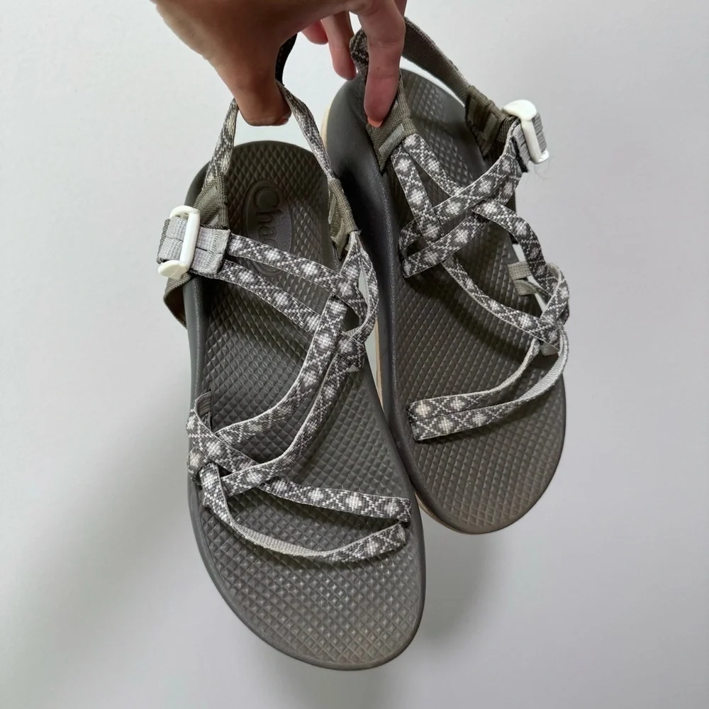 Chaco Kids 5 Gray Diamond ZX1 Outdoor Hiking Sandals